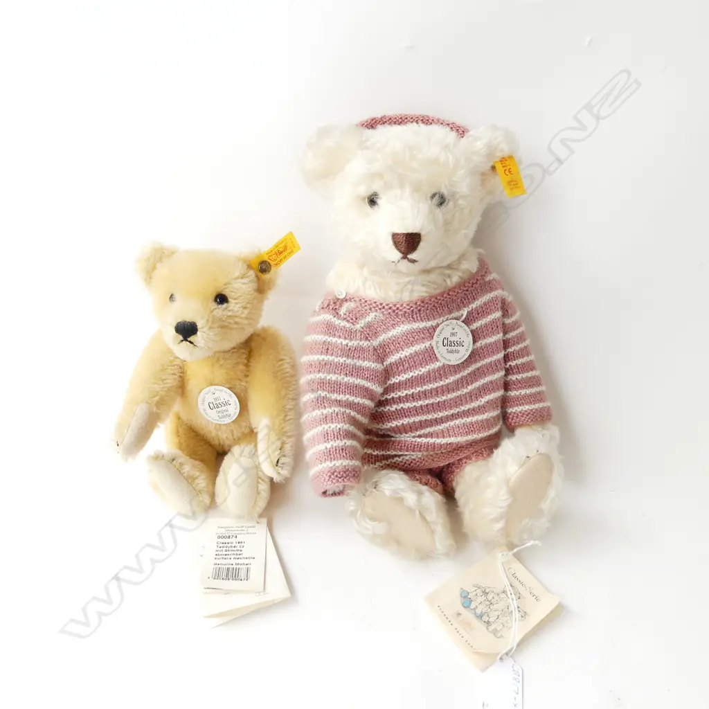2 STEIFF TEDDY BEARS H.240mm Image 1++