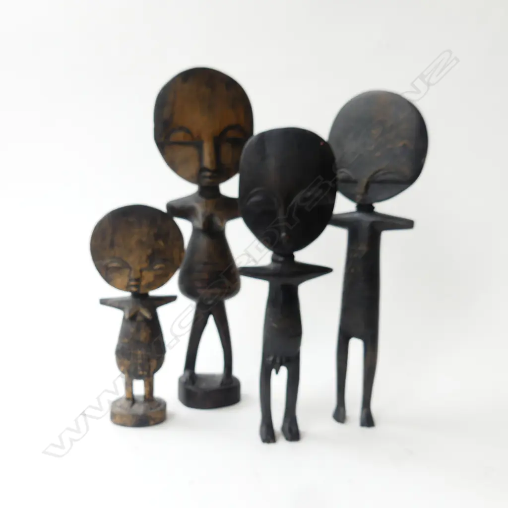 4x African fertility dolls Image 1++
