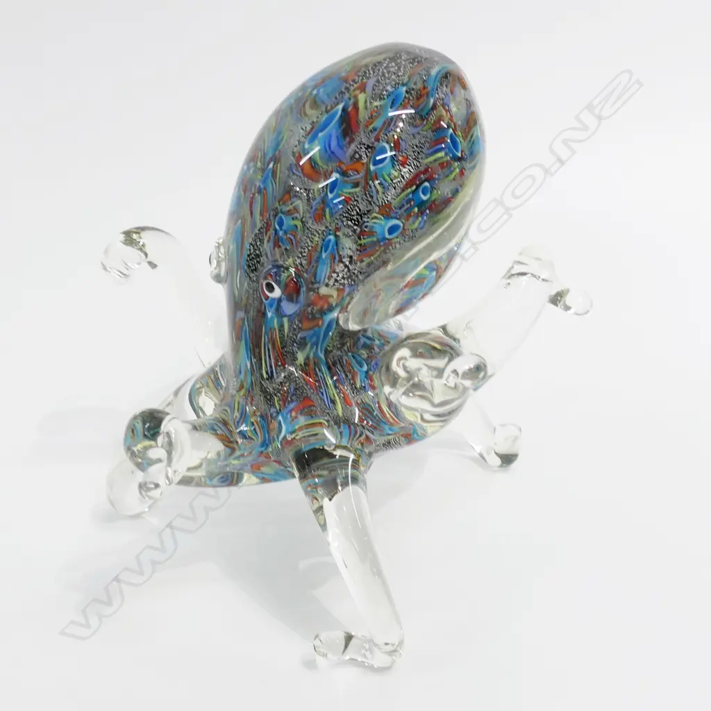 ART GLASS OCTOPUS H.200mm Image 1++