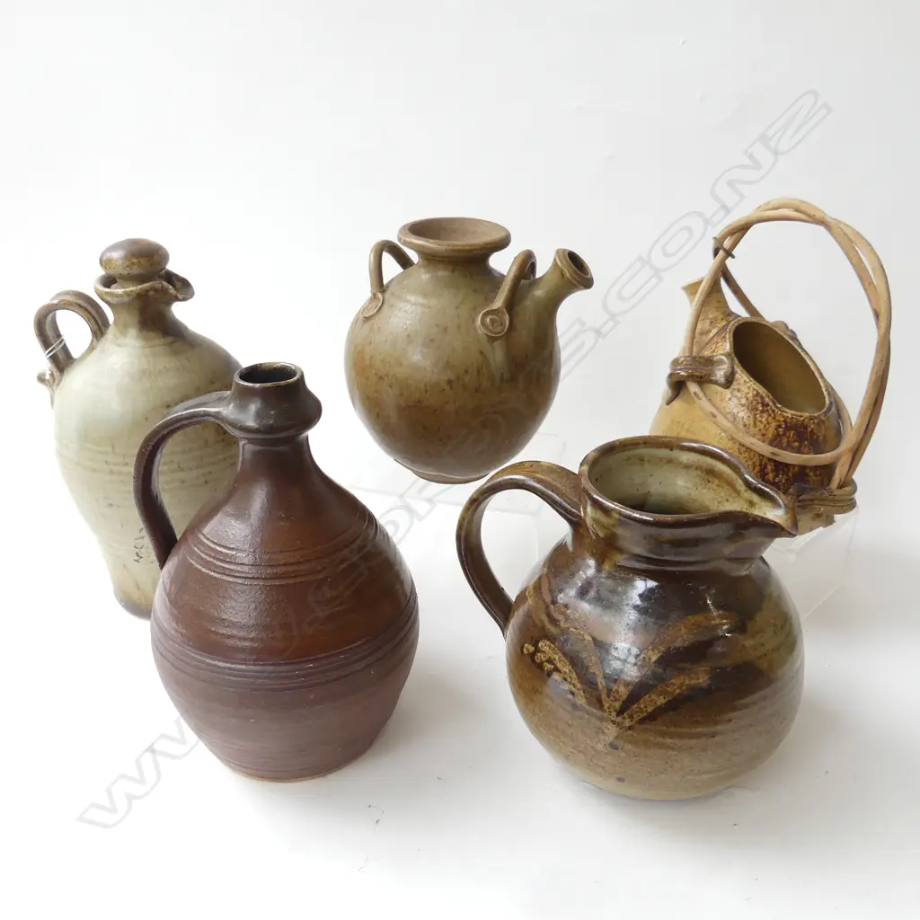 5 PCES STUDIO POTTERY H.260mm Image 1++