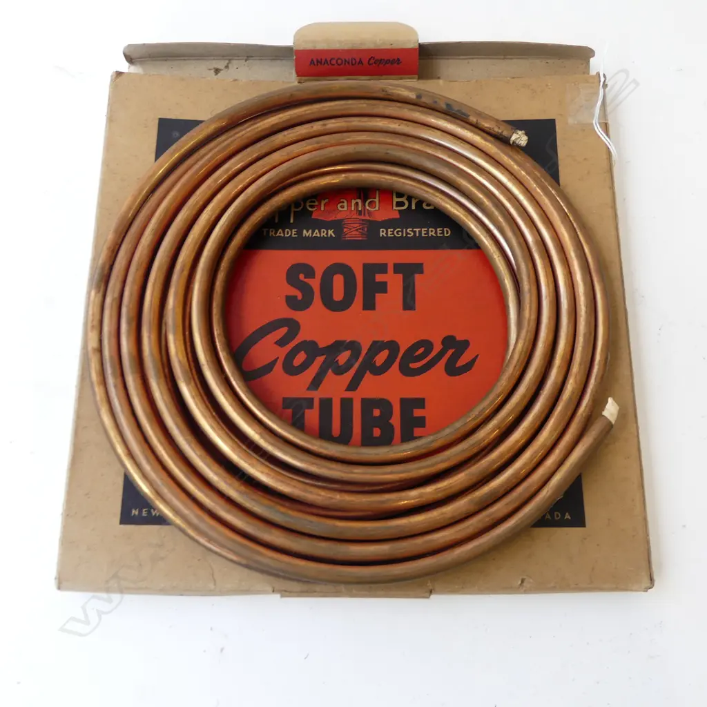 BOXED ANACONDA COPPER STILL MAKERS TUBE 25FT COIL Image 1++