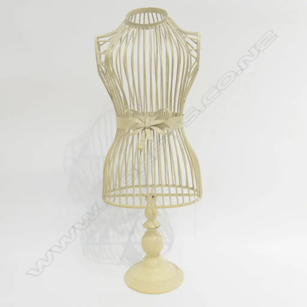 WHITE METAL MANNEQUIN FORM H.660mm Image 1++