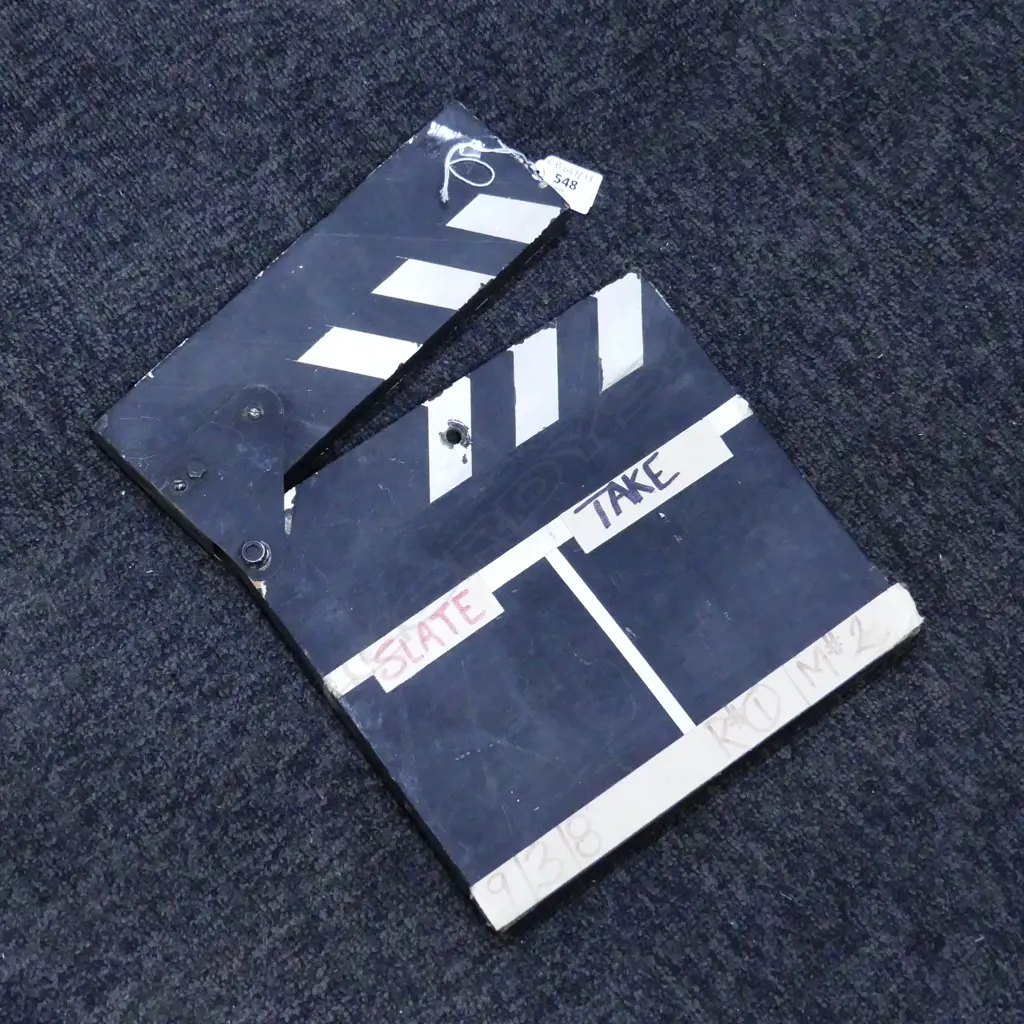 VINTAGE MOVIE TAKE SLATE H310MM Image 1++