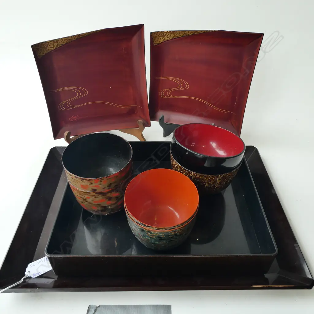 10 PCES ASST. LACQUERWARE Image 1++