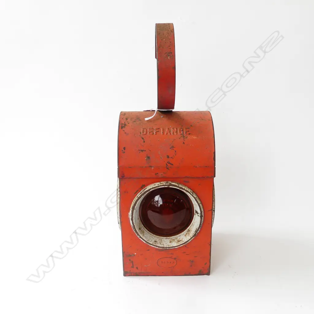 ORANGE 'DEFIANCE' ROAD LANTERN H.380mm Image 1++