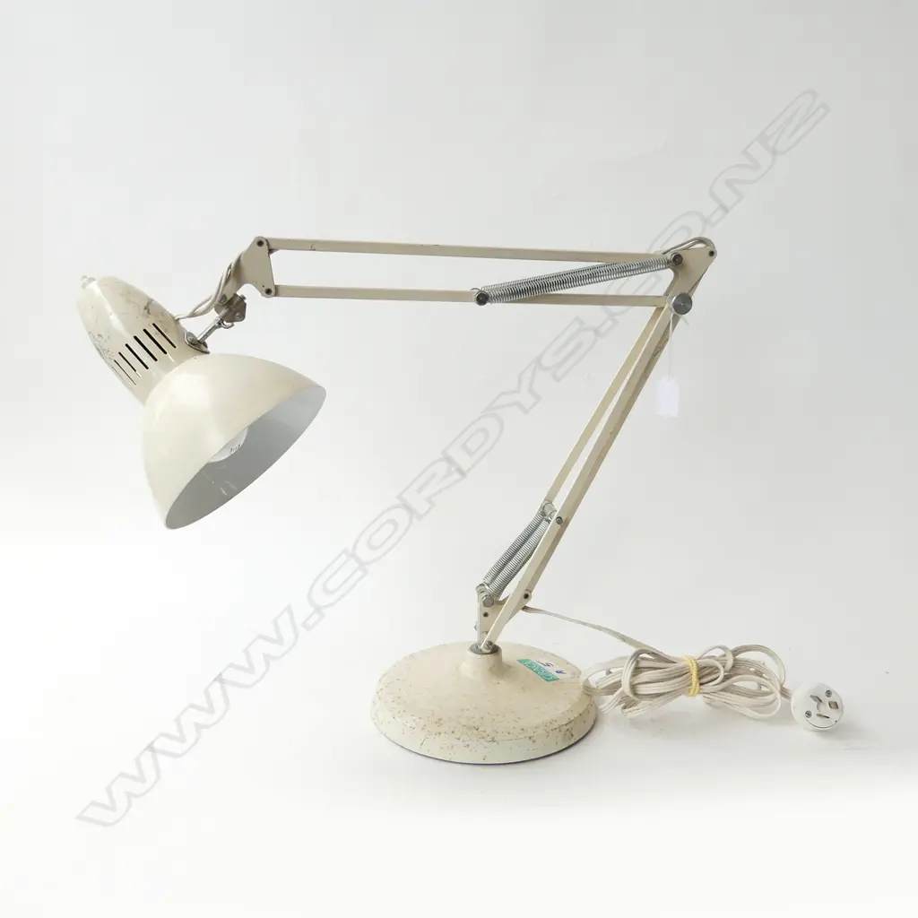 WHITE ANGLE POISE DESK LAMP Image 1++