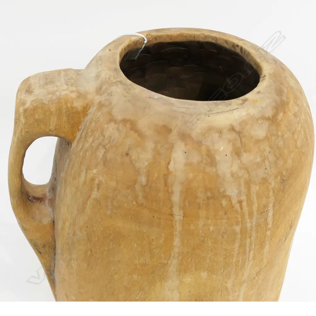 LG WOODEN VASE H.455mm Image 1++
