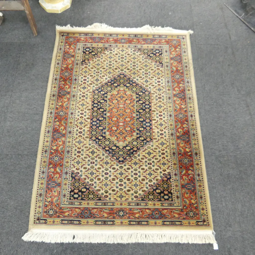 MACHINED WOOL PILE RUG 1200x1700mm Image 1++