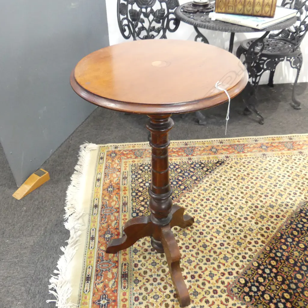 MAHOGANY WINE TABLE H.805mm Image 1++