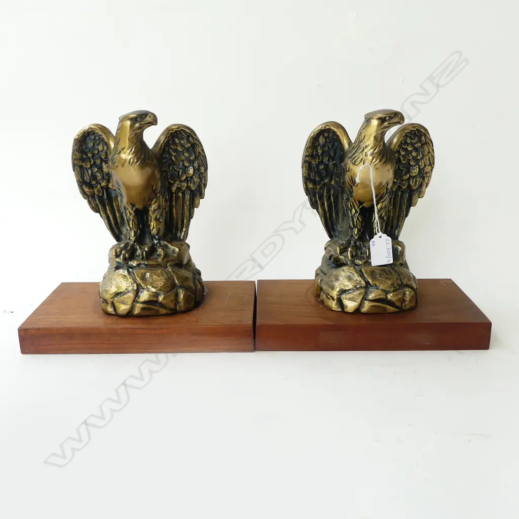 PR BRASS EAGLE BOOKENDS H.250mm Image 1++