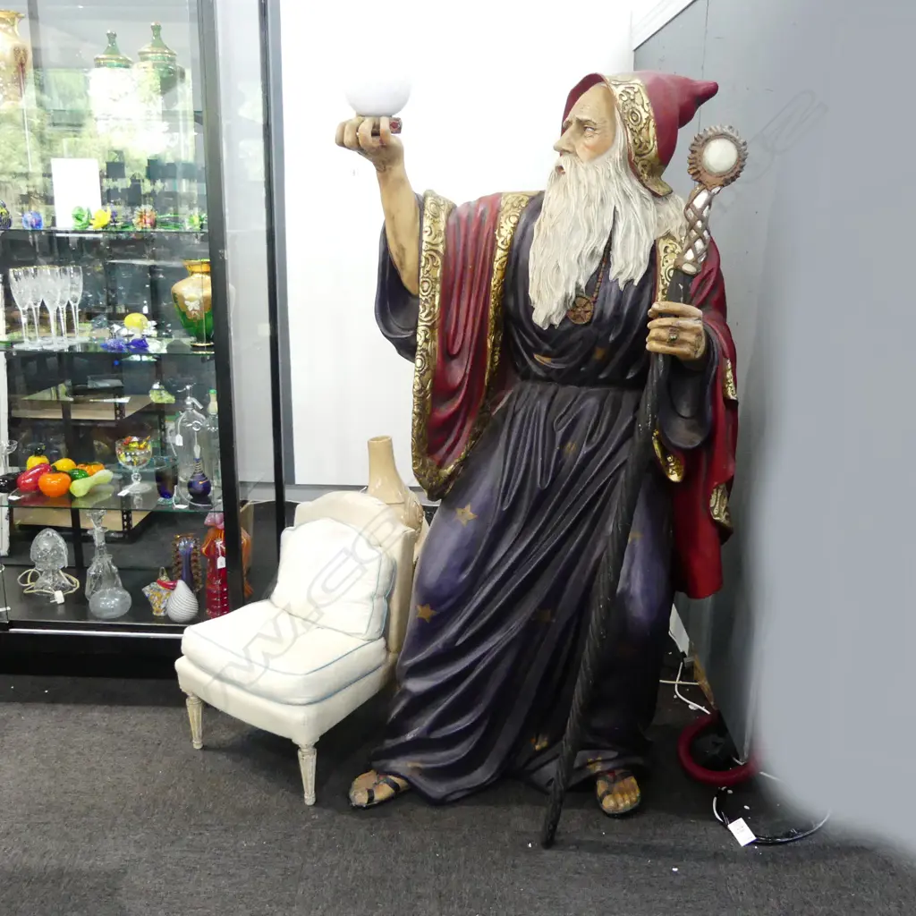 LG RESIN WIZARD FIGURE H.1800mm Image 1++
