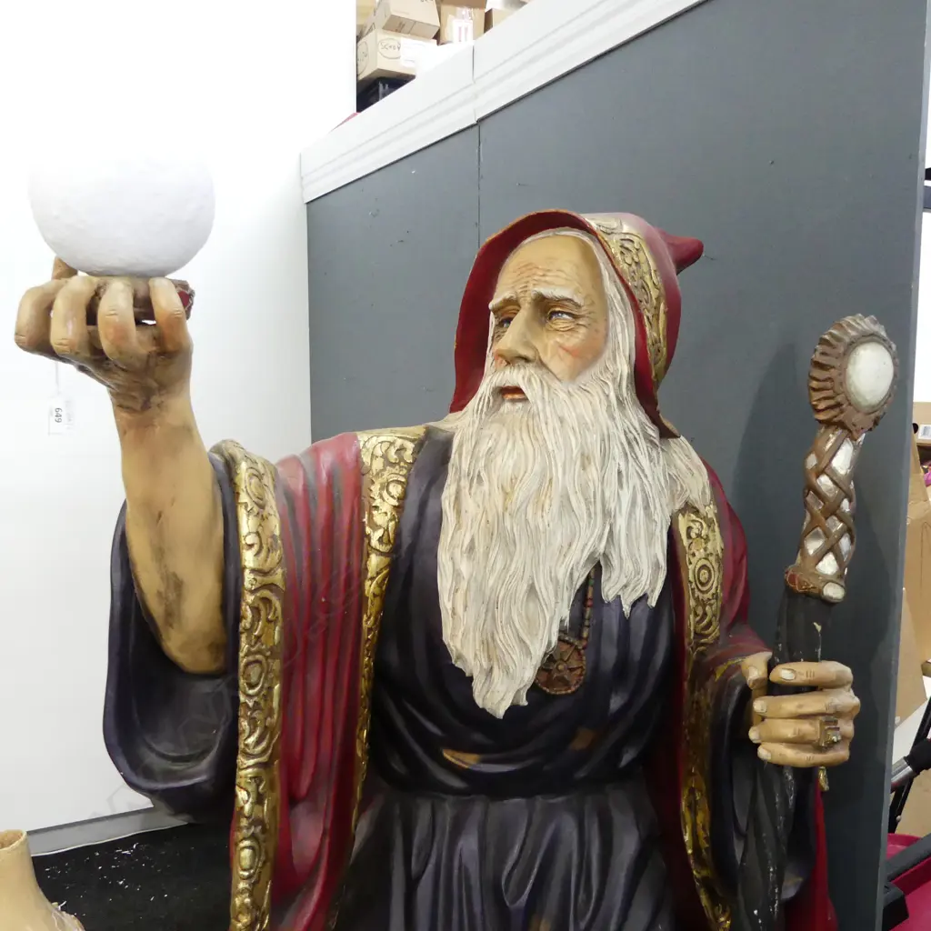 LG RESIN WIZARD FIGURE H.1800mm Image 1++