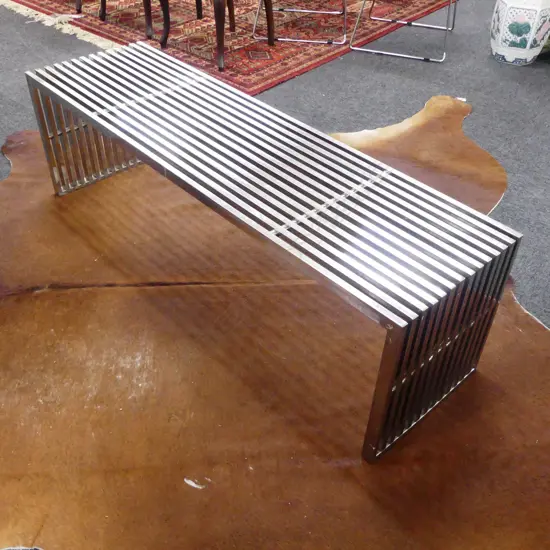 AMICI STAINLESS STEEL BENCH 1400x400x420mm