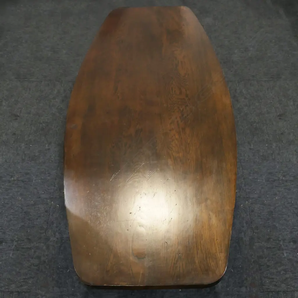 VINTAGE SOLID OAK COFFEE TABLE L.1260mm Image 1++