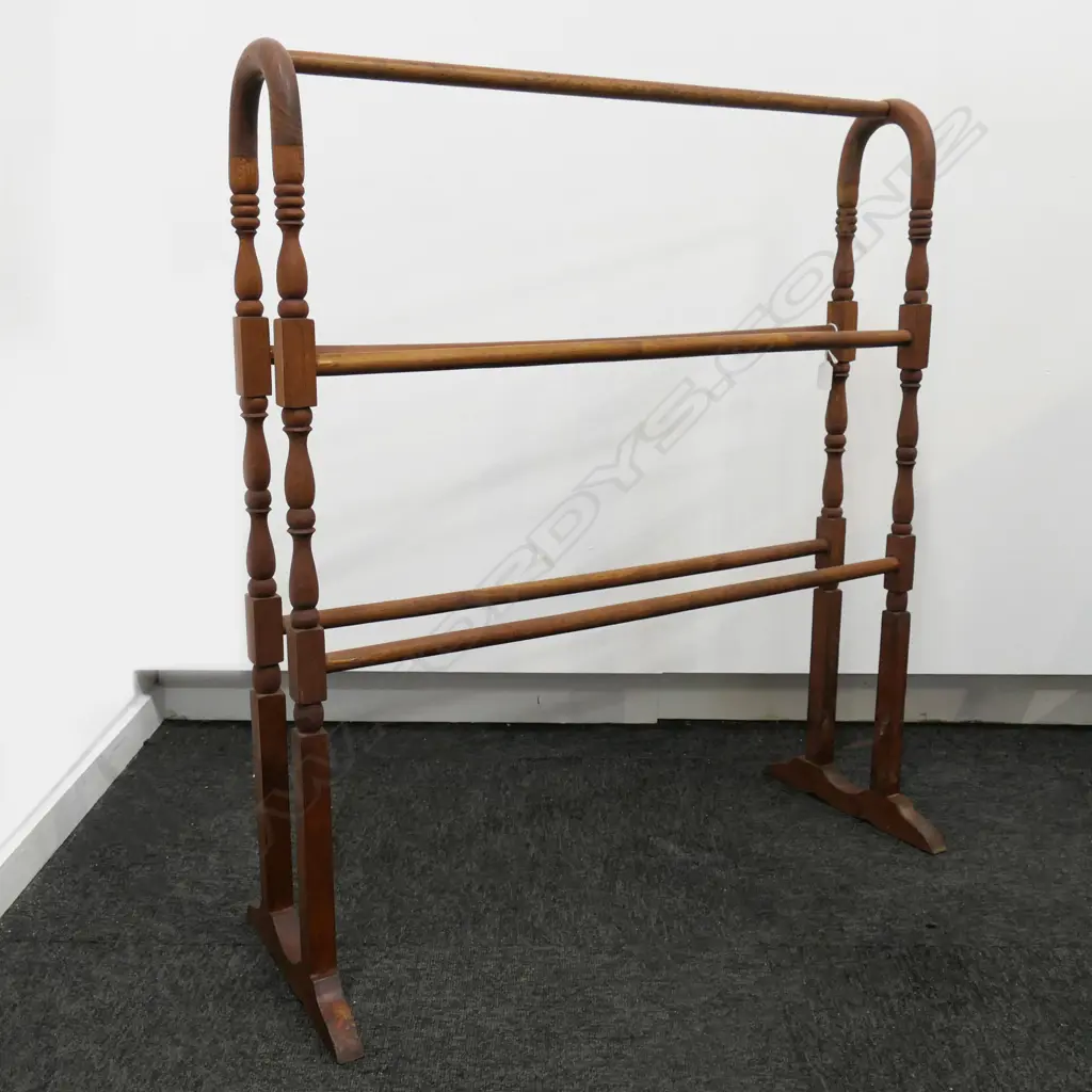 WOODEN TOWEL RAIL W.780mm Image 1++