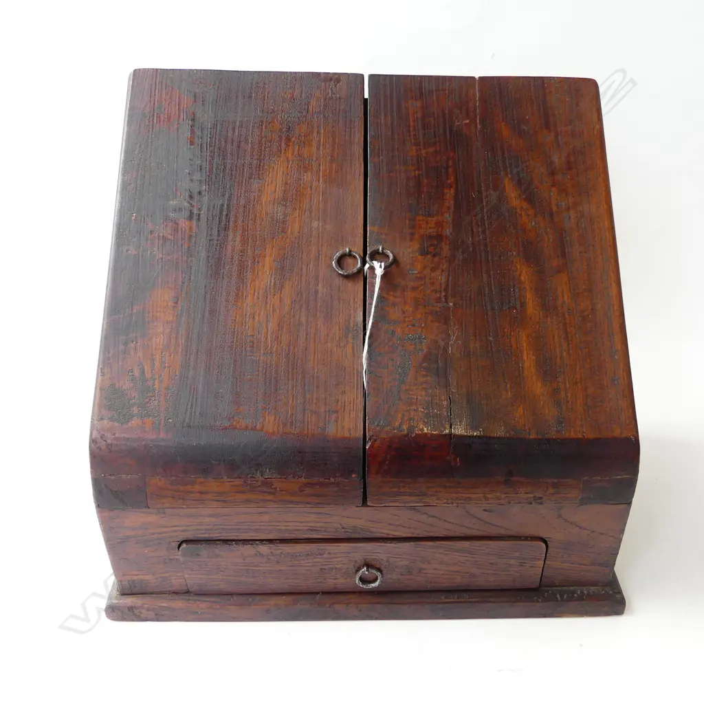 TEAK WRITERS CABINET Image 1++