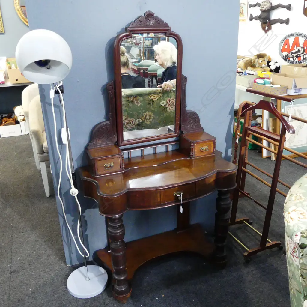 SMALL MAHOGANY DRESSER H.1520 W. 870 D. 430mm Image 1++