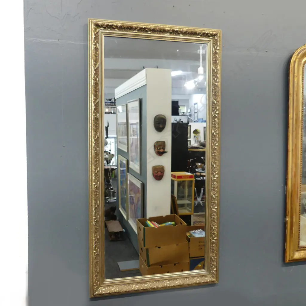LG ORNATE MODERN FRAMED MIRROR, H.1360 x 700mm Image 1++