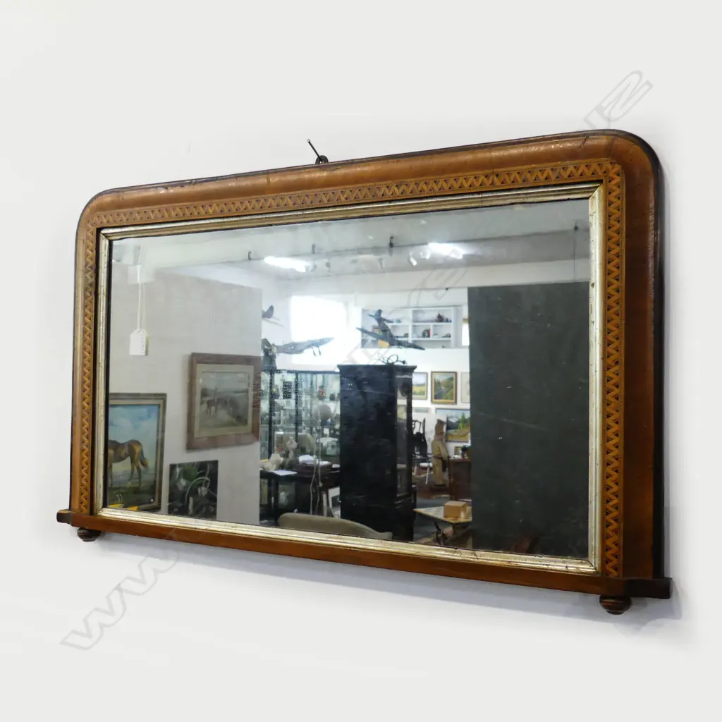 ANTIQUE OVER MANTLE MIRROR 520x850mm Image 1++