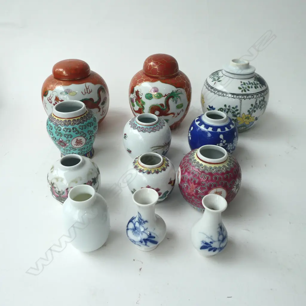ORIENTAL CERAMICS; GINGER JARS ETC Image 1++