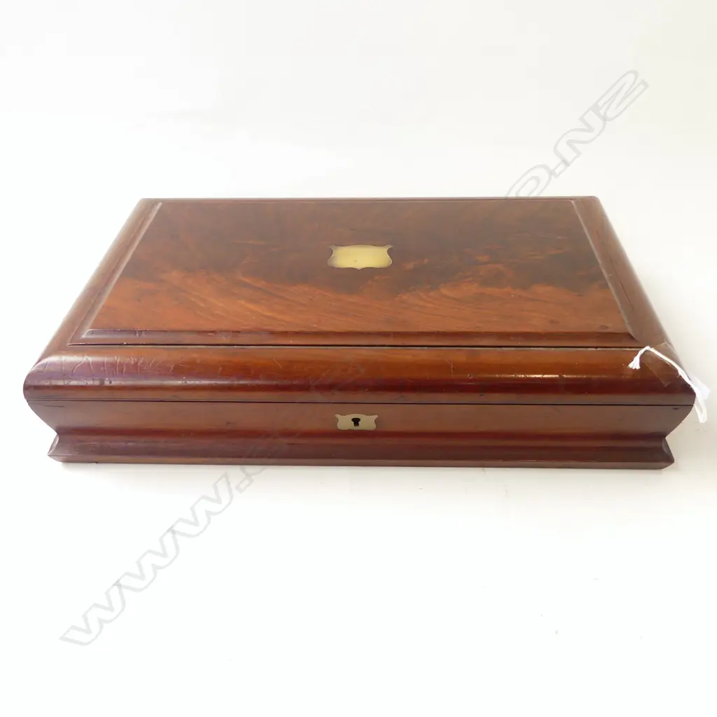 VICTORIAN MAHOGANY BOX 420x270x90mm Image 1++