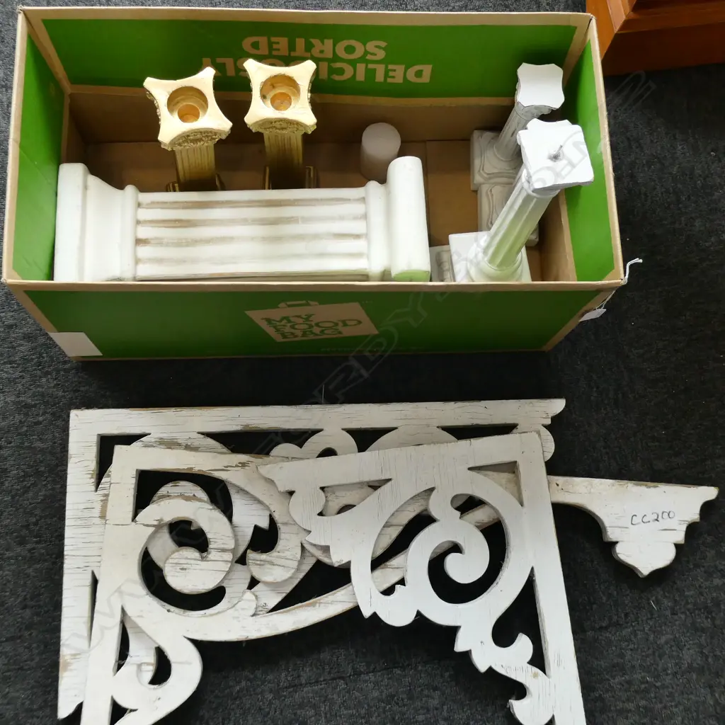 VILLA FRETWORK, ASST. CANDLESTICKS ETC Image 1++