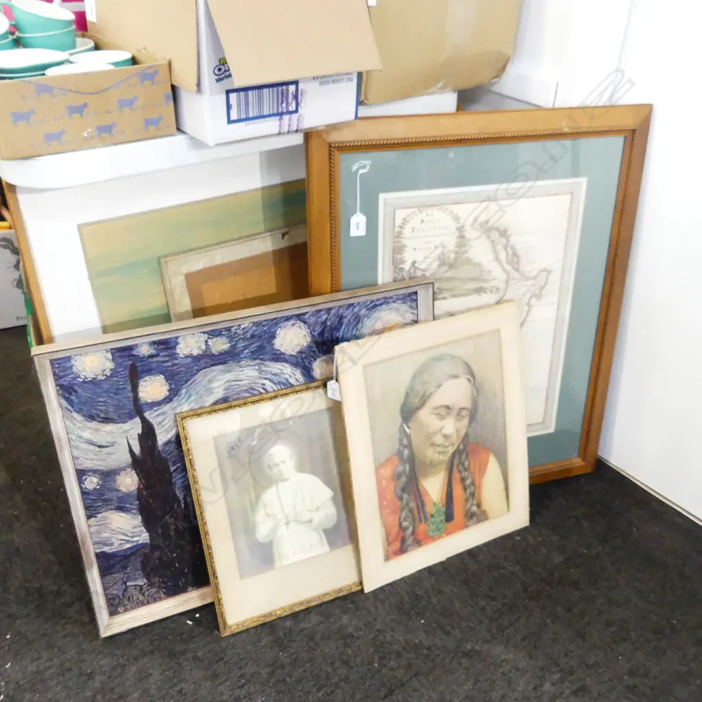  6 PRINTS  1 UNFRAMED VARIOUS SIZES  Image 1++