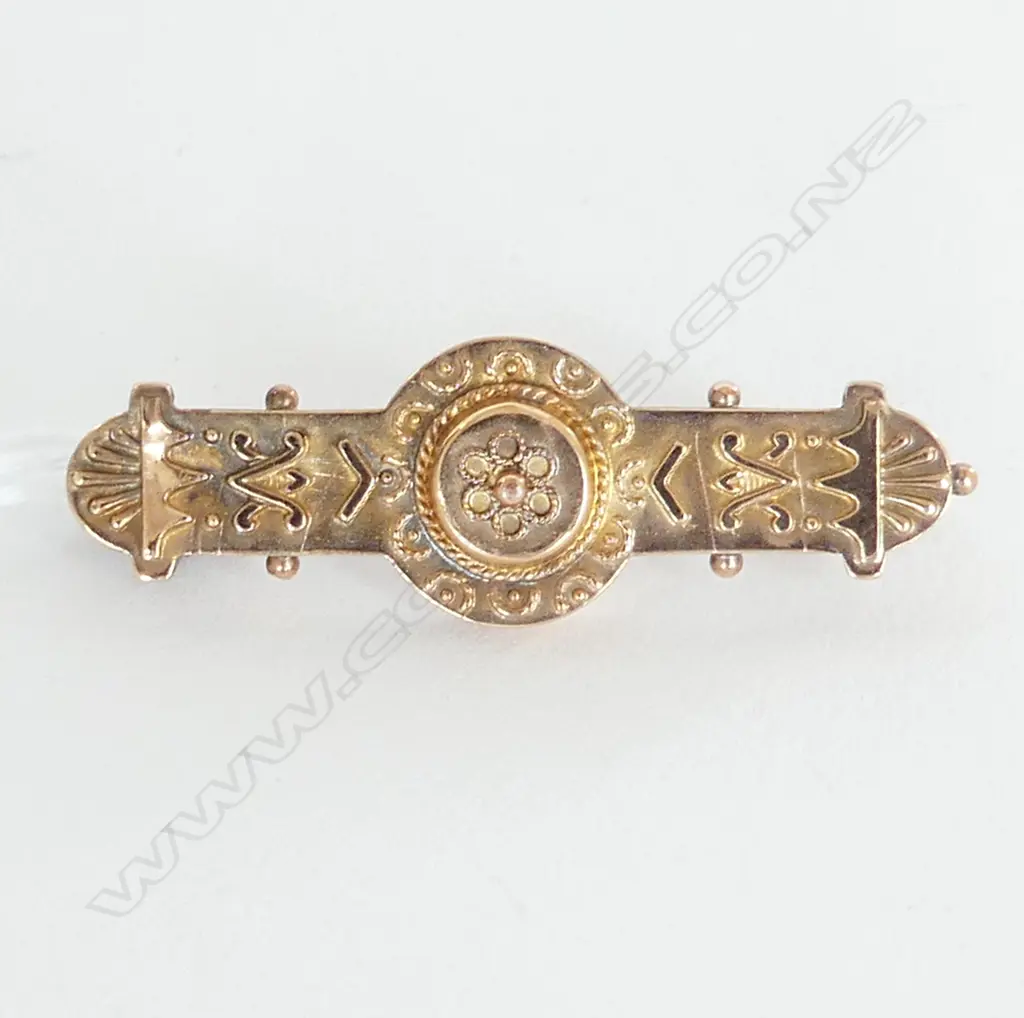 9CT GOLD VICT BROOCH 2.3GMS Image 1++