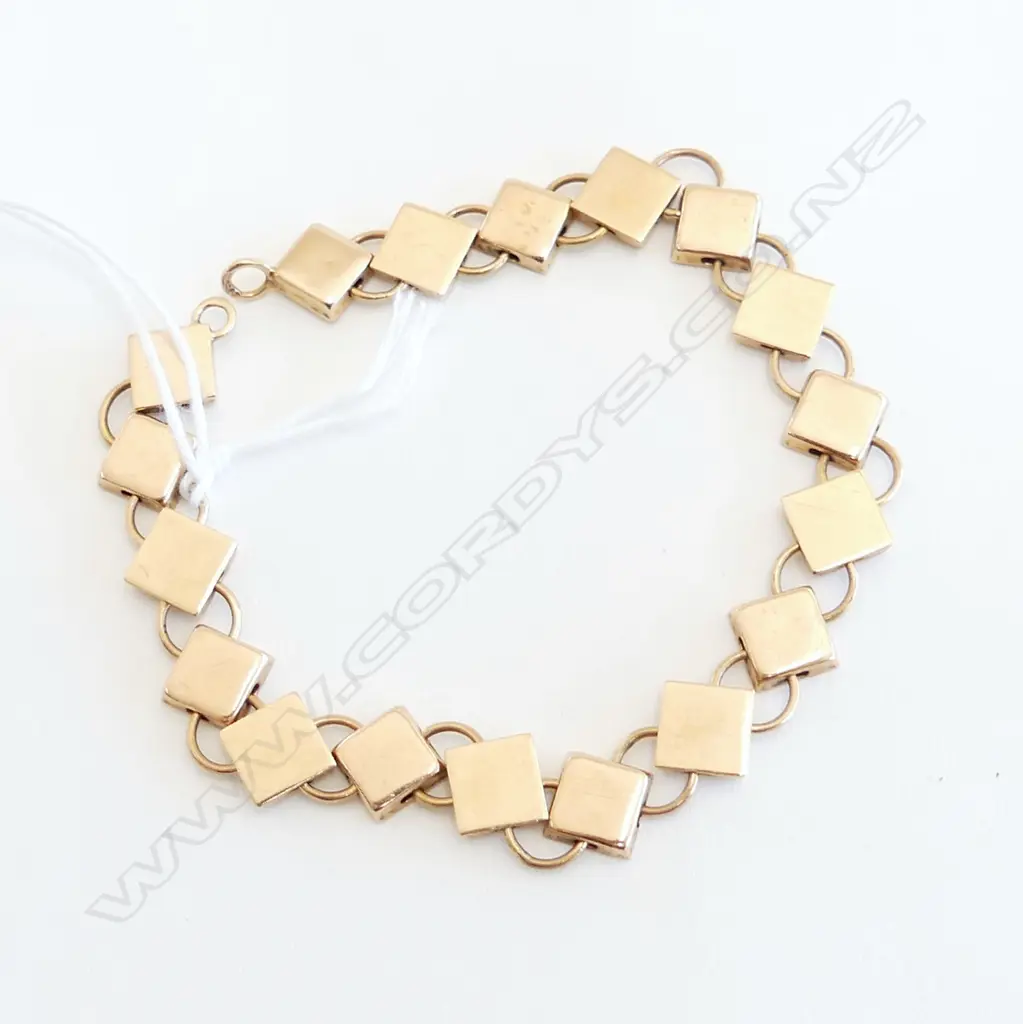 14ct ROSE GOLD BRACELET  9.9gms REQUIRES CLASP Image 1++