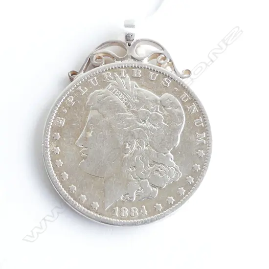 1884 AMERICAN 900 SILVER DOLLAR, 28gms