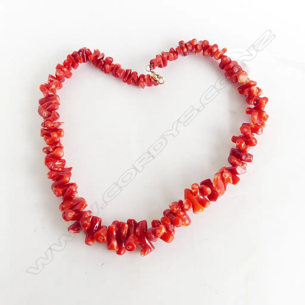 CORAL NECKLACE L.440mm Image 1++