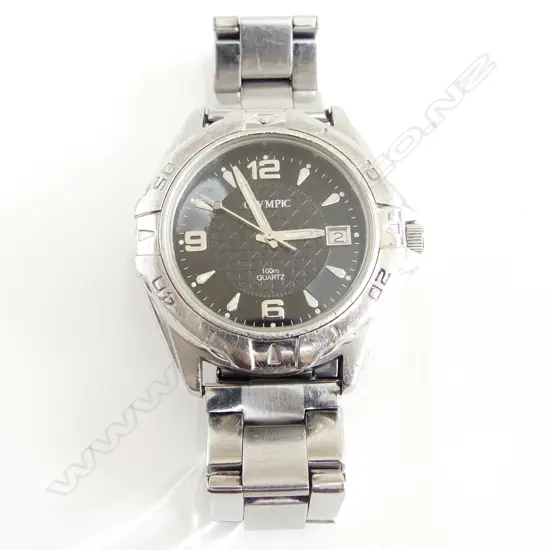 ** donation box*** OLYMPIC MENS WRIST WATCH, NOT RUNNING