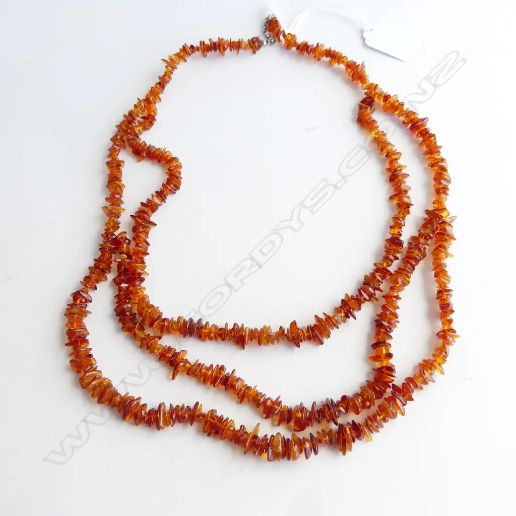 AMBER NECKLACE L.650mm Image 1++