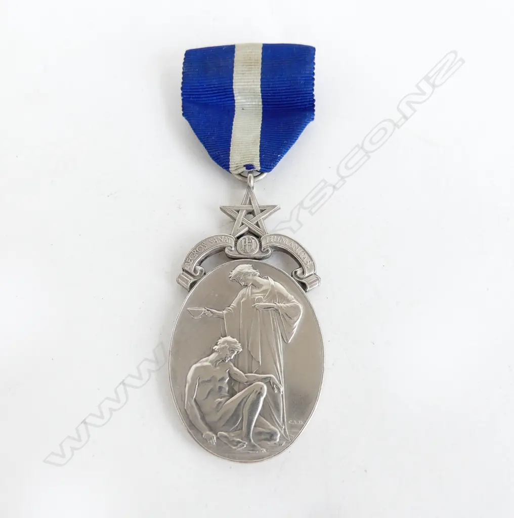 S/SILVER LODGE MEDAL 44GMS TOTAL WIEGHT Image 1++