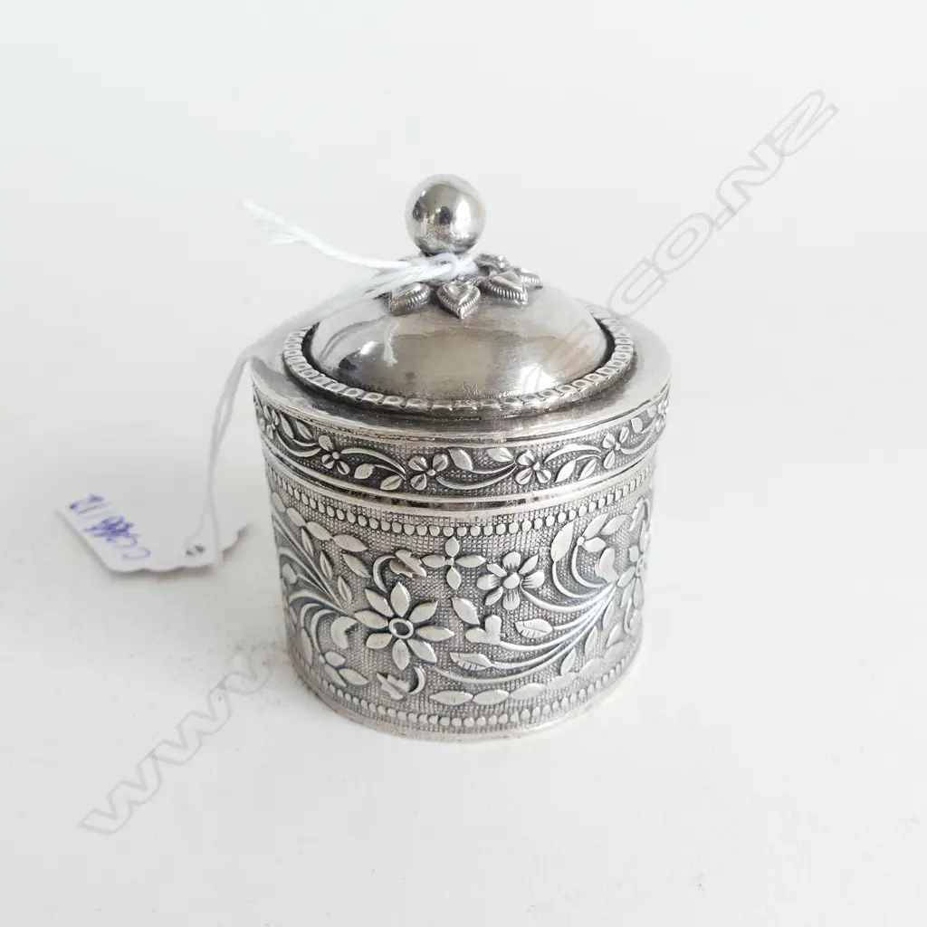 SML SILVER? LIDDED CONTAINER H.60mm Image 1++