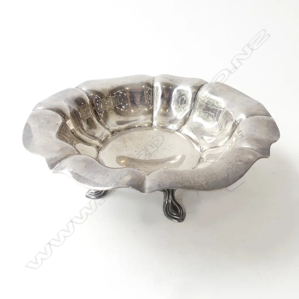 STG SILVER DISH, GLASGOW 1902, 230mm dia 450gms Image 1++