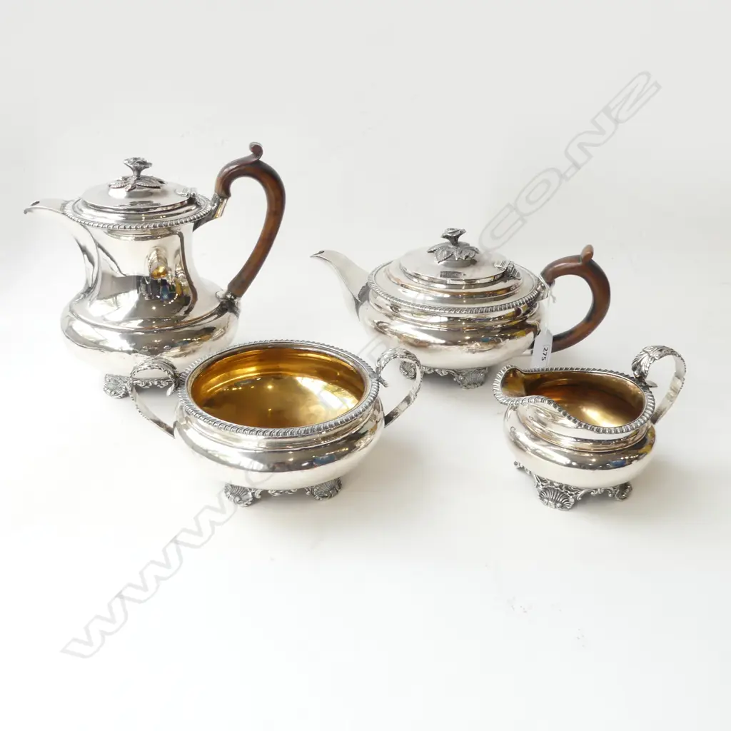 SHEFFIELD PLATE TEA/COFFE EP SET Image 1++