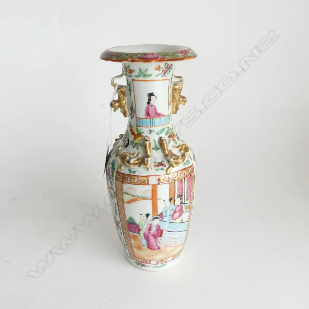 FAMILLE ROSE CHINESE  VASE H260MM Image 1++