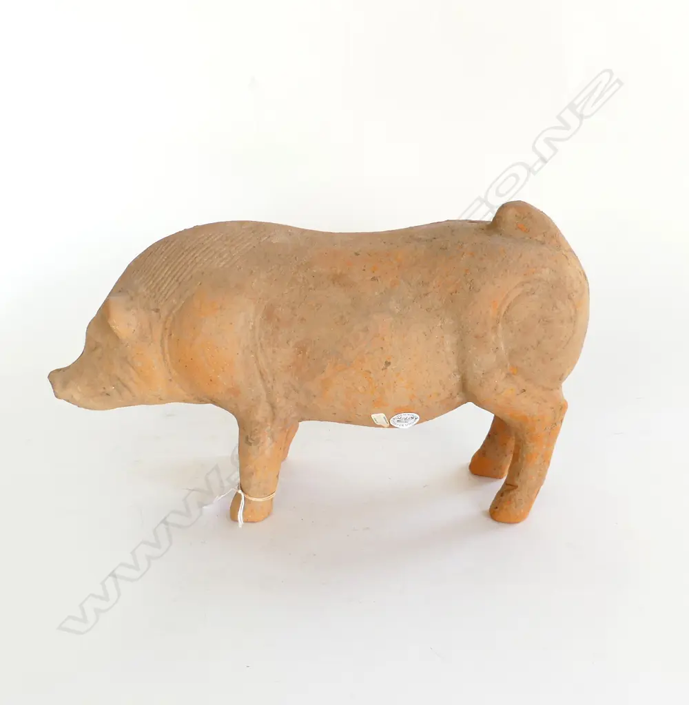 HAN DYNSTY (?) POTTERY BOAR L.400mm Image 1++
