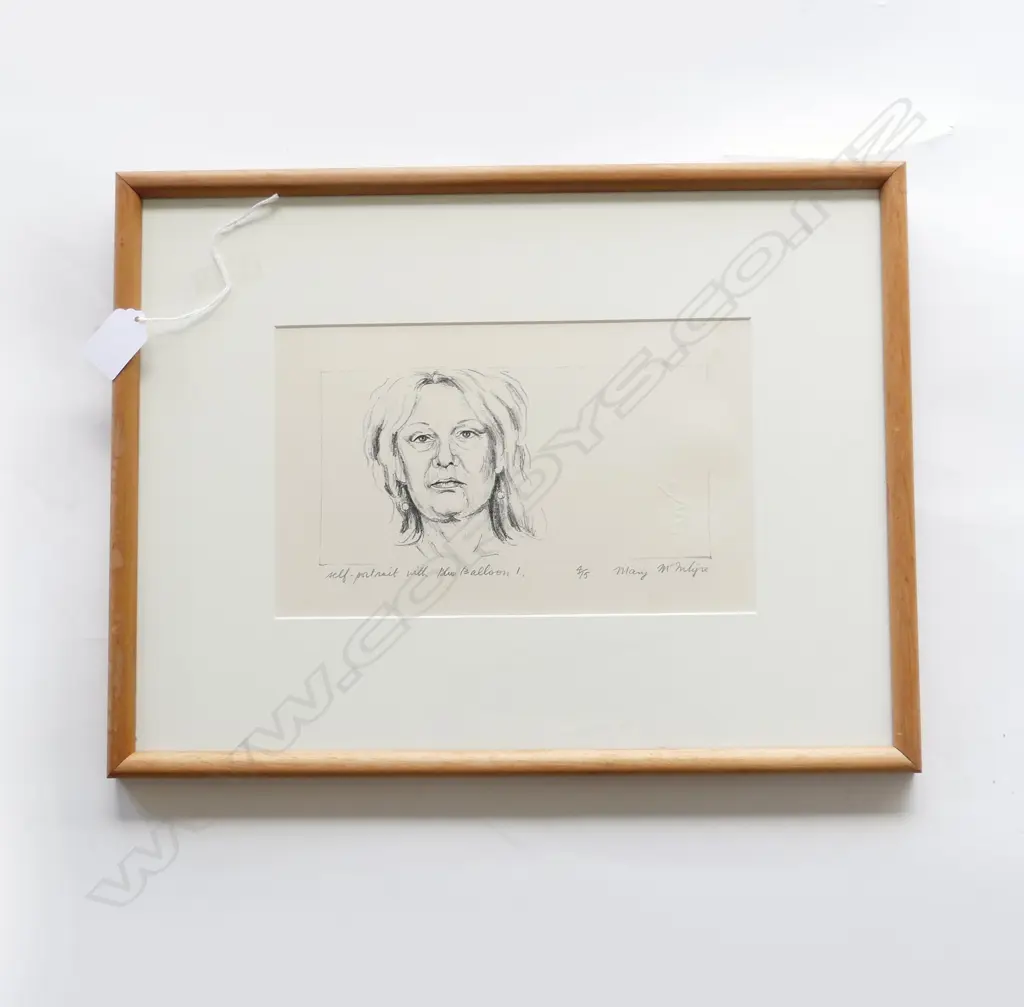 MARY MCINTYRE SELF PORTRAIT ltd print 4/15 150 x 245 mm Image 1++