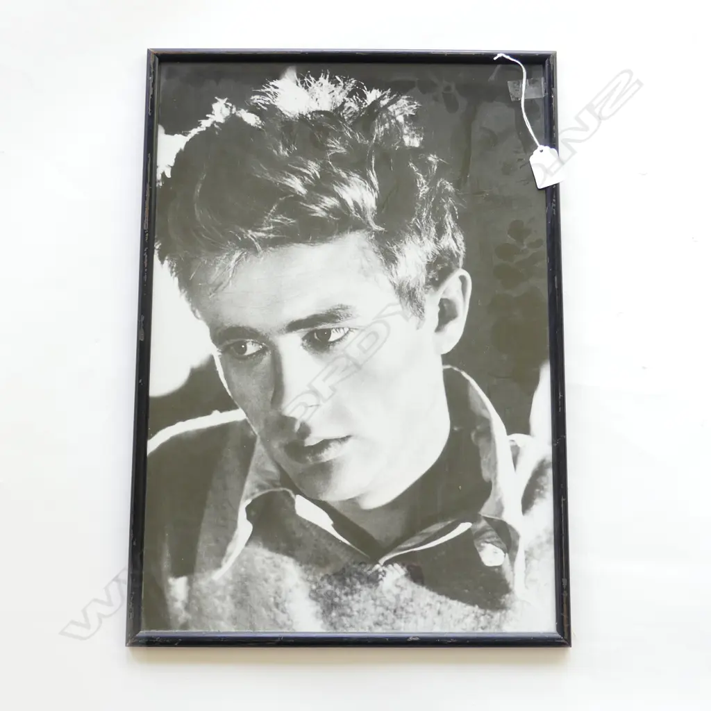 FRAMED B/W JAMES DEAN POSTER 500 x 330mm Image 1++