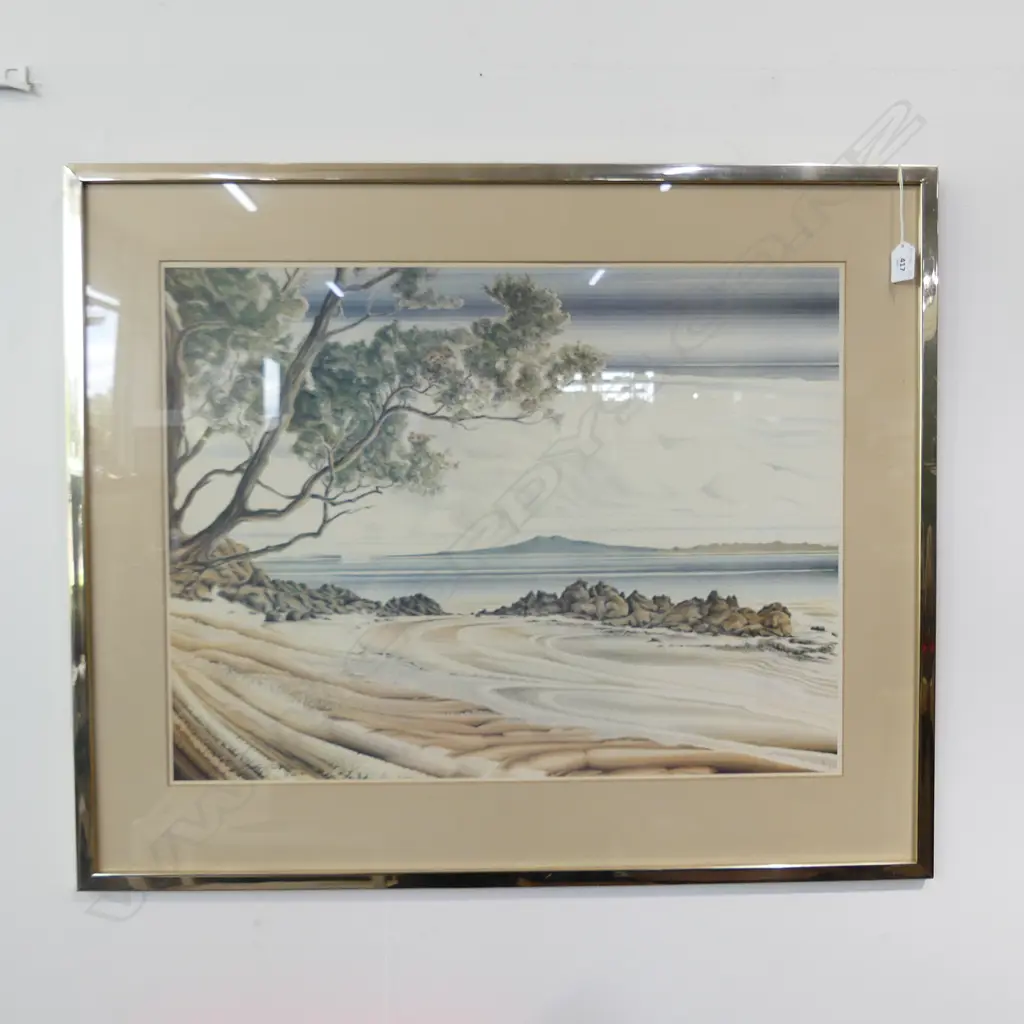 John Crichton Ltd Edition Rangitoto Print 620 x 480 mm Image 1++