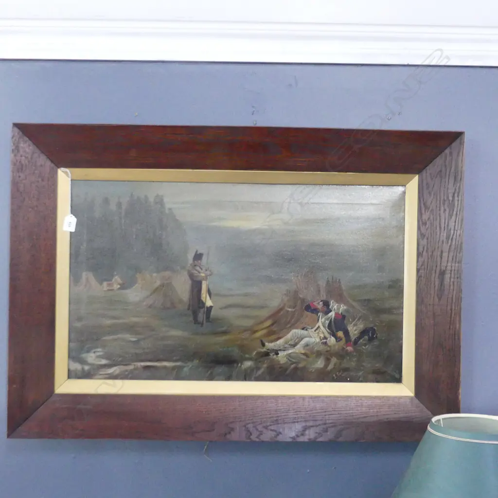 NAPOLEON OIL ON BOARD 440X750mm Image 1++