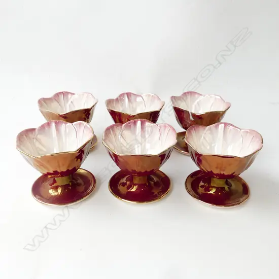 6 MALING LUSTRE DESERT DISHES H.90mm