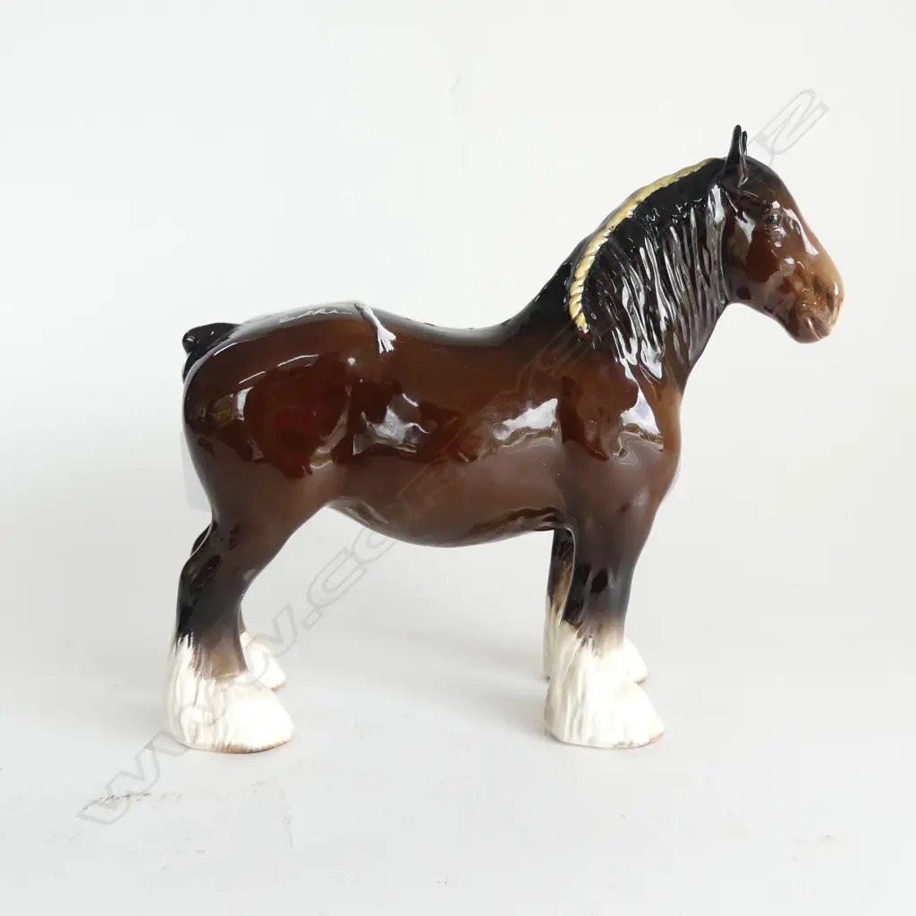 BESWICK CLYDESDALE HORSE H.210mm Image 1++