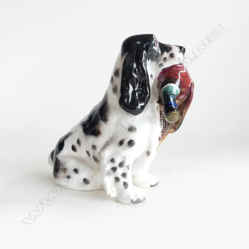 ROYAL DOULTON SPANIEL w. PHEASANT H.135mm Image 1++