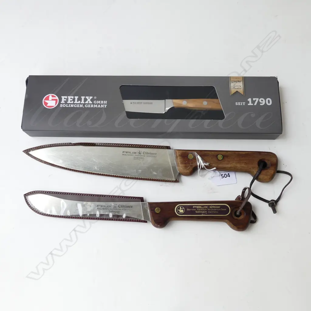 SET OF FELIX SOLINGEN GERMAN KNIVES Image 1++