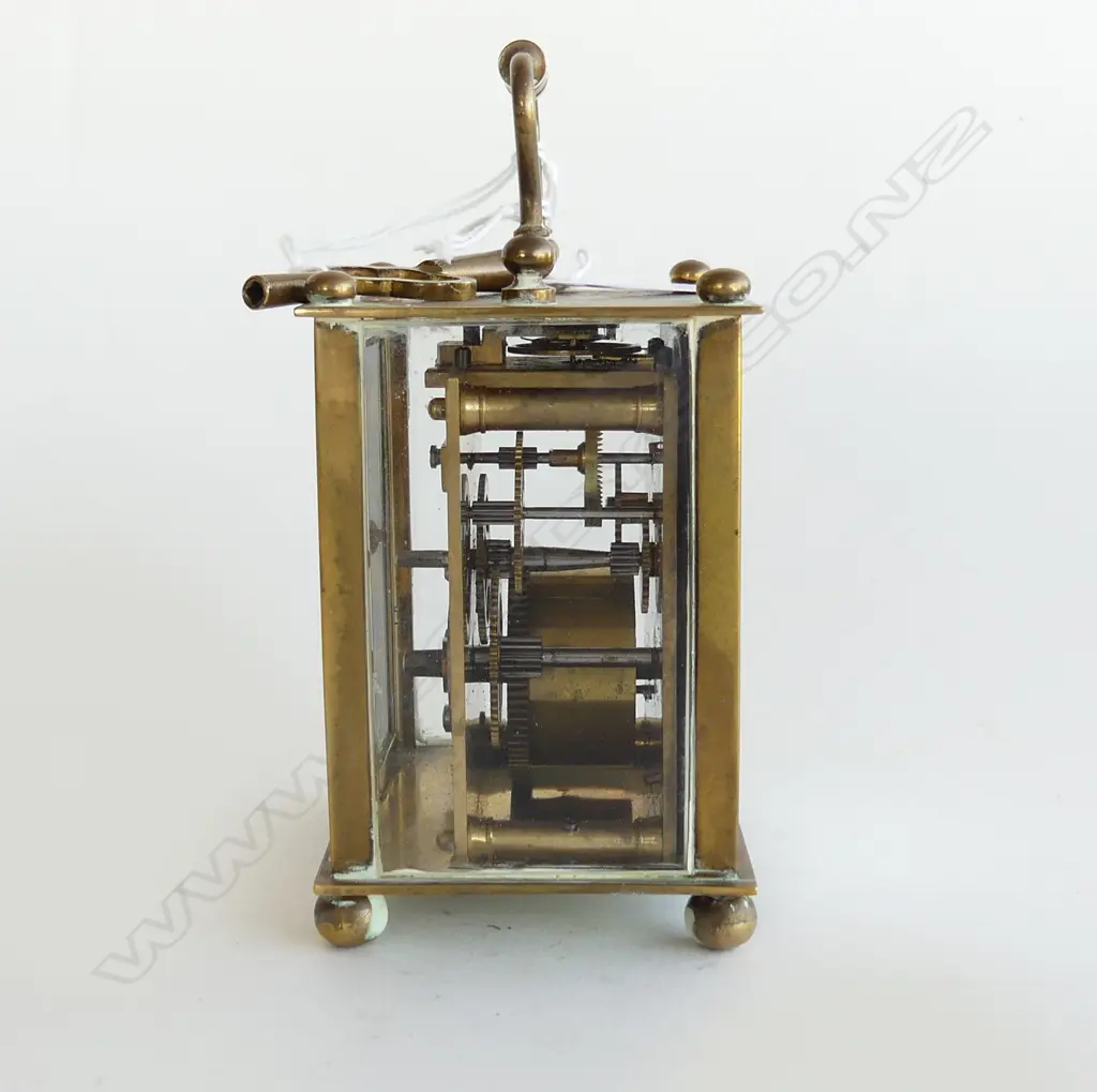 FRENCH CARRIAGE CLOCK w. KEY, H.85mm Image 1++