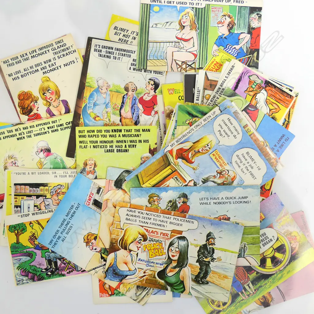 ASST. ADULT NOVELTY POSTCARDS Image 1++