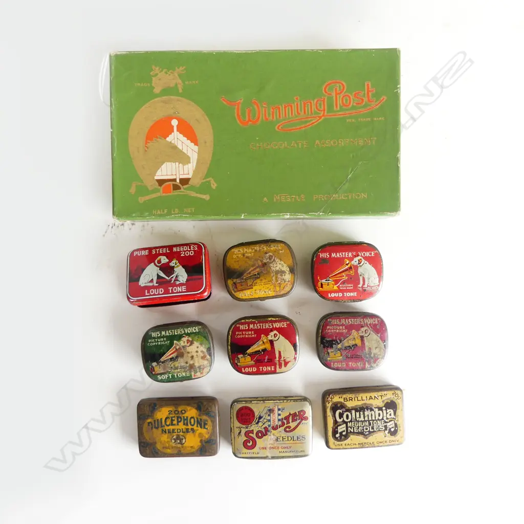 ANTIQUE RECORD NEEDLES IN 7 TINS Image 1++